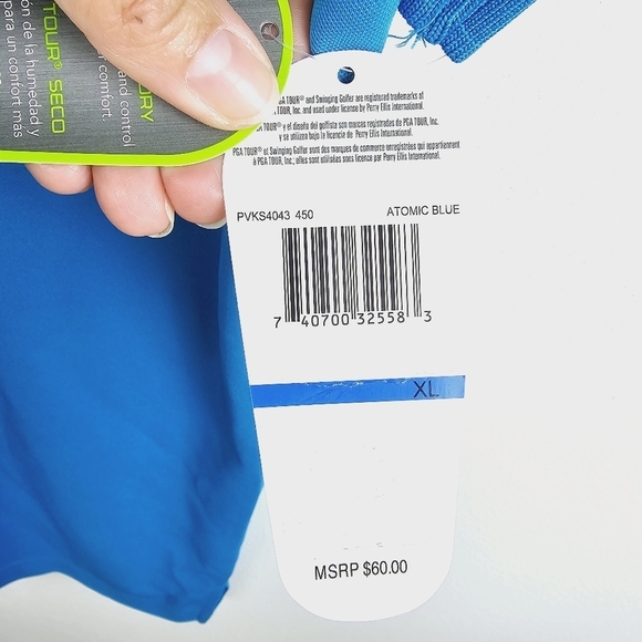 PGA Tour Pro Series Golf Polo Shirt UPF 15 NWT - Picture 7 of 12